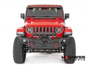 Jeep Wrangler JL Lighting Upgrade - 50in Windshield Mount - Black Series w/ White DRL - Dual Row LED Jeep Wrangler JL Lighting Upgrade - 50in Windshield Mount - Black Series w/ White DRL - Dual Row LED